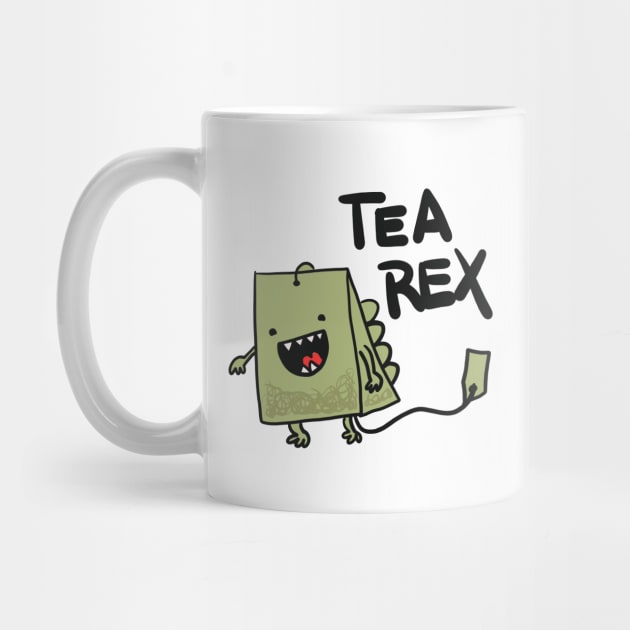 Tea Rex - Puns, Funny - D3 Designs by D3Apparels